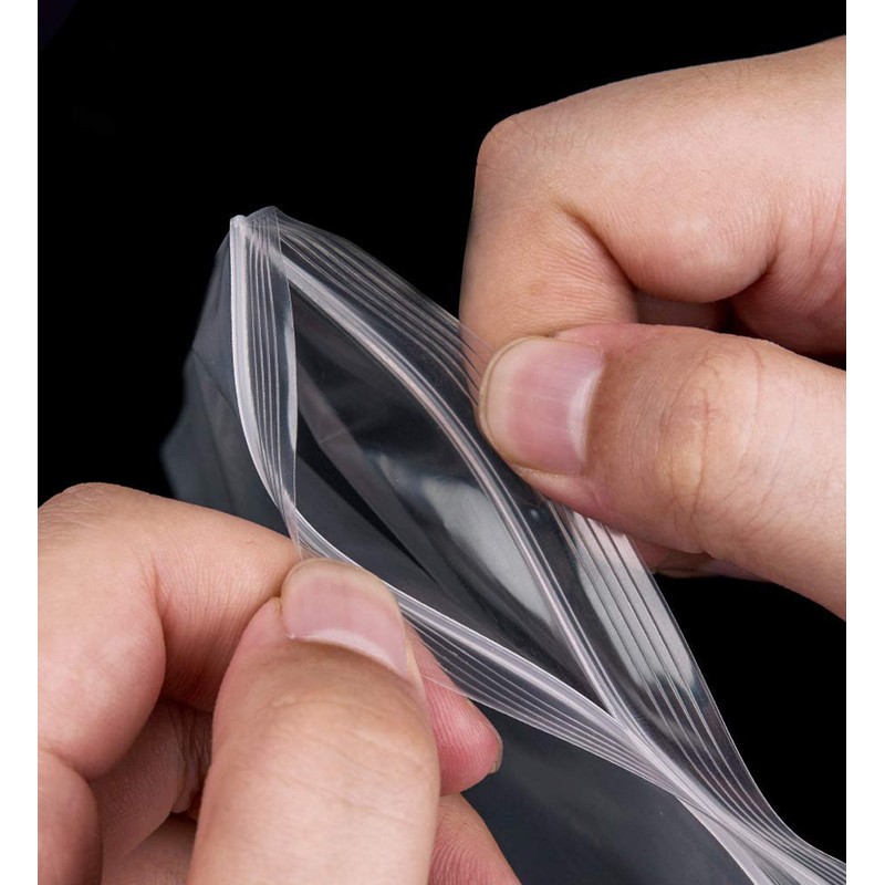 1000Pcs Grip Seal Bags 25 X 25mm Write on Panel