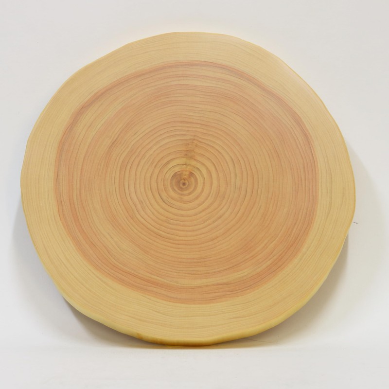 Cypress Annual Ring, Natural Single Board Cutting Board, Cooking Plate,