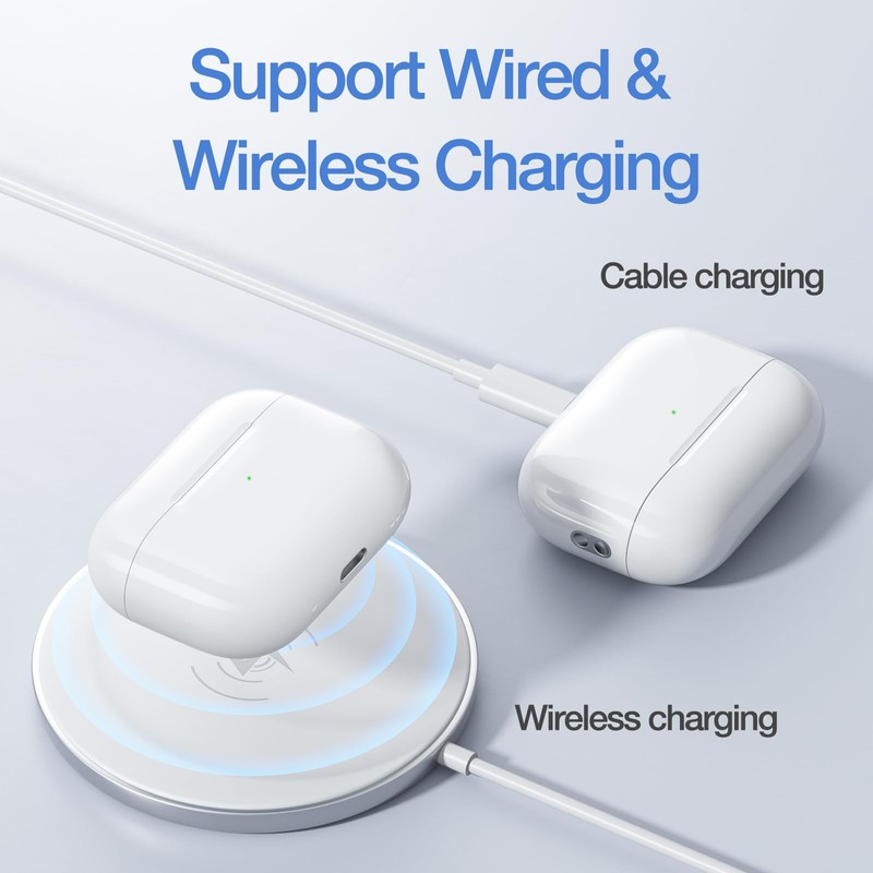 ACCISTELLA Kabelloses Ladecase Ersatz Kompatibel mit AirPods Pro 1 &
