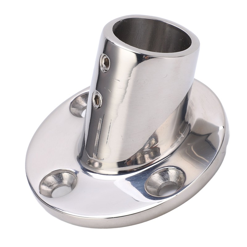 Boat Handrail Round Base Fitting 316 Stainless Steel Marine Hardware