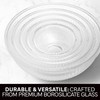 COOK WITH COLOR 12 Pc Glass Mixing Bowl Set with