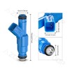 4 Holes Fuel Injector 8Pcs Compatible with Dodge Ram 1500