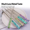 Hagary Phoenix Chopsticks Metal Reusable Designed in Korea Japanese Style