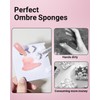 Hasakhi 200Pcs Soft Nail Sponges for Ombre, Nail Art Sponges