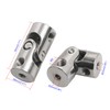 Aopin 2mm-2mm Rotatable Alloy Steel 2 Section Universal Joint Coupling