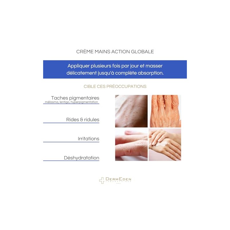 DERMEDEN - CREMA DE MANOS CON PROTOCOLO ESPECÍFICO 50 ML.