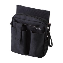 Kutsuwa BE022BK Apron Bag, Stationery Apron Bag, Holder, Black, One Size Fits All