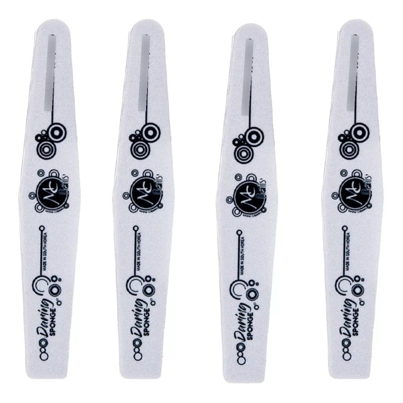 Mc Nails Lima Uñas Daring Esponge Profesional 180/220 4 Pzs