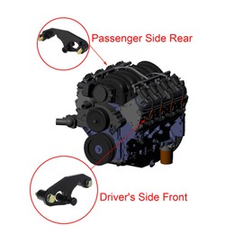 3mirrors LS Engine Exhaust Manifold Bolt Repair Kit Compatible with 4.8 5.3 5.7 6.0 6.2 LS1 LS2 LS3 LS6 Chevy LSX Camaro, Corvette, Trans am, GTO, G8, CTS V, GM Trucks