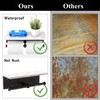 Toilet Paper Holder with Natural Marble Shelf for Bathroom Washroom,Wall