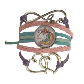 Infinity Collection Unicorn Charm Bracelet, Unicorn Jewelry