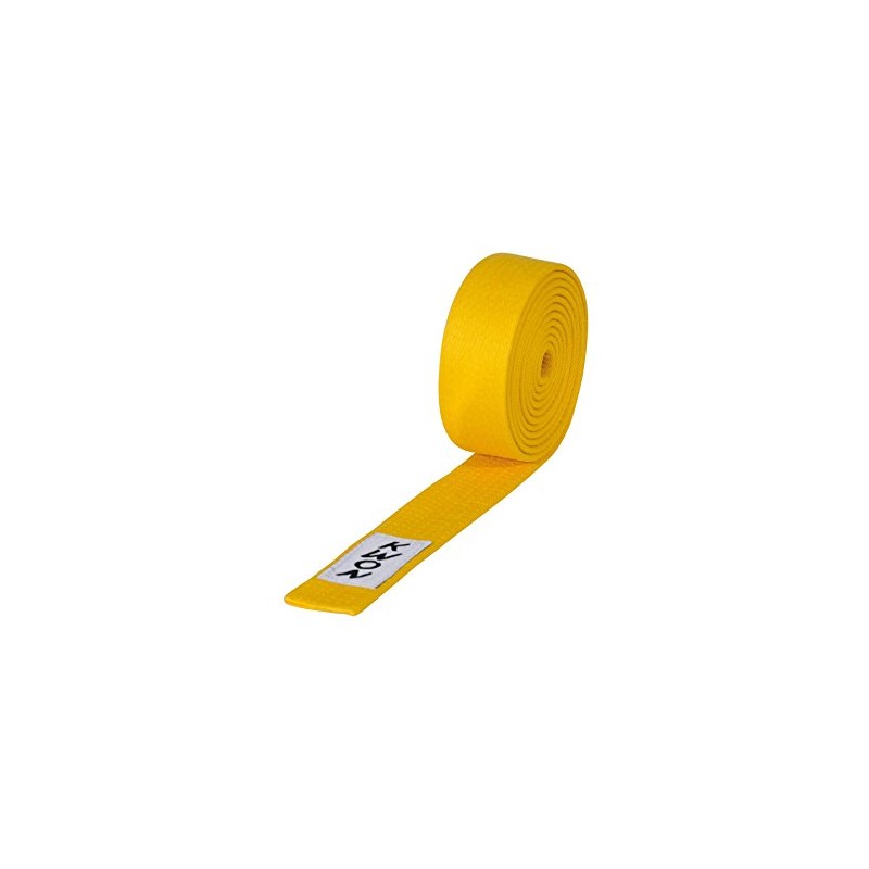 KWON Budo Belt 4 cm Wide 280 Yellow