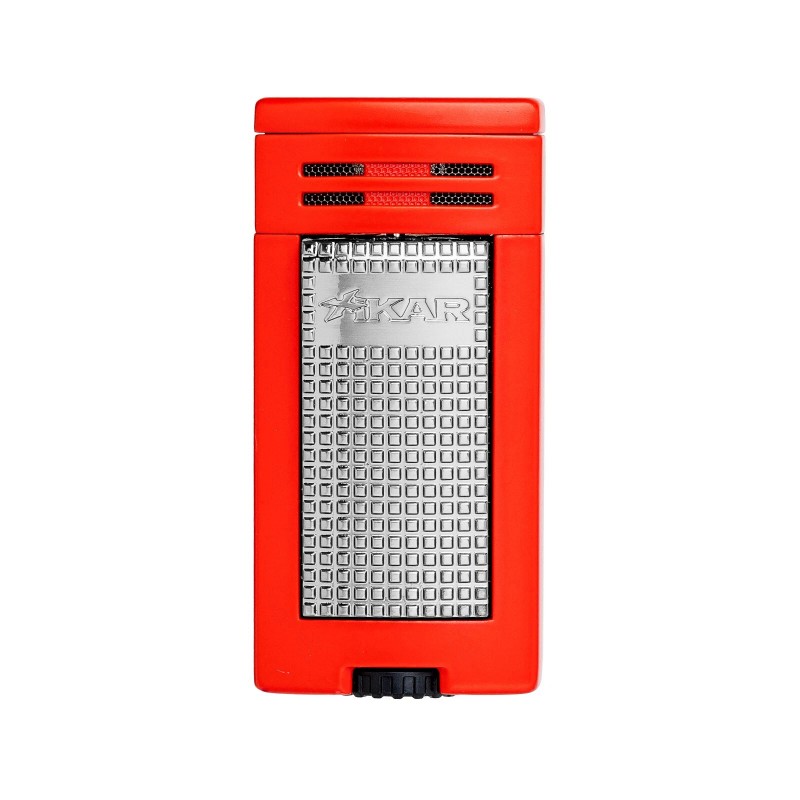 Xikar® Ion Double-Jet Flame Cigar Lighter, Lifetime Warranty, Red