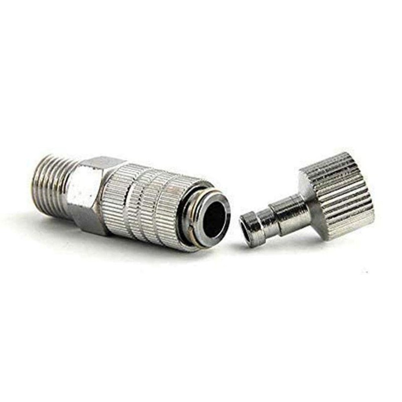 VOANZO Airbrush Quick Release Coupling 1/8 with 5 Male Connectors