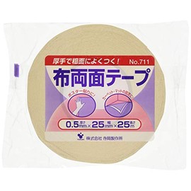 寺岡製作所 TER OK 布両面テープ NO.711 25mmX25M 71125X25