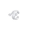 Elli Earrings Ear Cuff Single Crystals 925 Silver, Sterling Silver,
