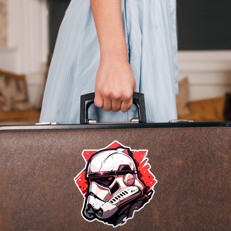 SW Empire Stormtrooper Helmet Sticker Decal Notebook Car Laptop 5.5"x5.5"