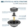 Kitchen Sink Drain Strainer 3 in 1, 304 Stainless Steel