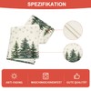 Artoid Mode Pine Tree Snowflake Christmas Table Runner, Seasonal Winter