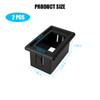 Zpana 1-Slot Rocker Switch Panel Housing, 2PCS Separate Toggle Switch