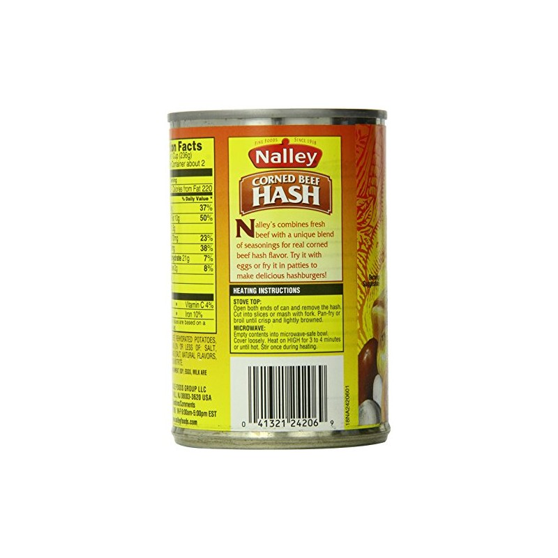 Nalley Corned Beef Hash, 15 Ounce (Pack of 12)