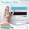 VELATYVIO 14 Pcs Magnetic Sentence Strips 7 Colors Dry Erase