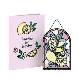 Lovepop Suncatcher Card for Her and Him - 3D Birthday Greeting Cards for Boys, Girls, Men, Women, Son, Daughter - Zest Birthday Lemons - 5" x 7" Card - Blank Note Card & Envelope Included