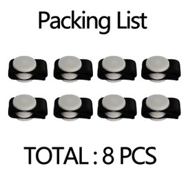 8PCS Oxygen Tube Holder for Glasses，Oxygen Nasal Cannula Clips for Ear Protection，Elastic and Retractable Oxygen Tube Clips for Glasses，Nasal Cannula Holder