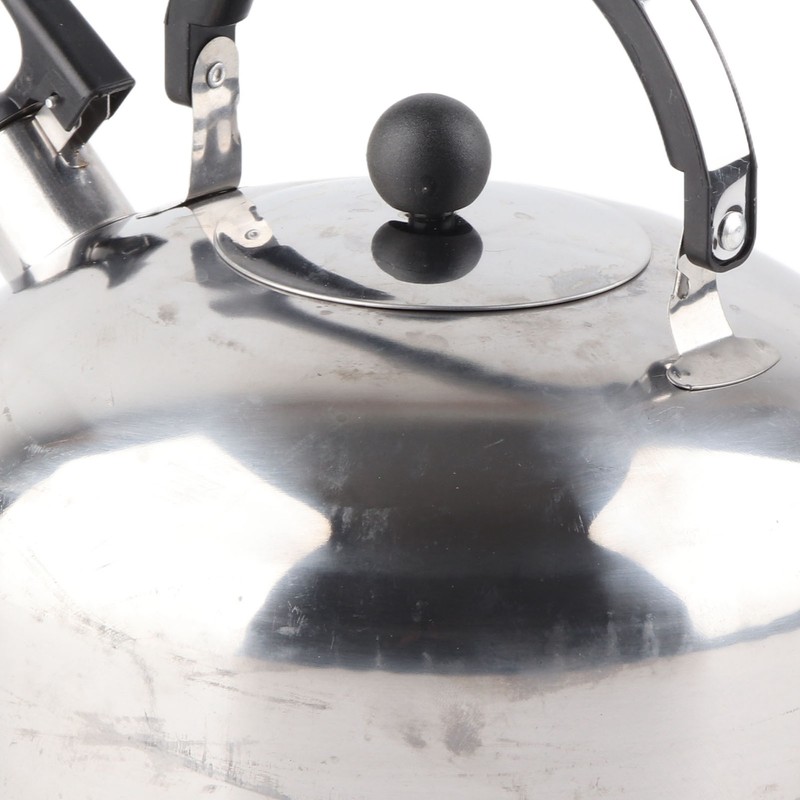 3L Stainless Steel Whistling Tea Kettle Fast Heating One Touch