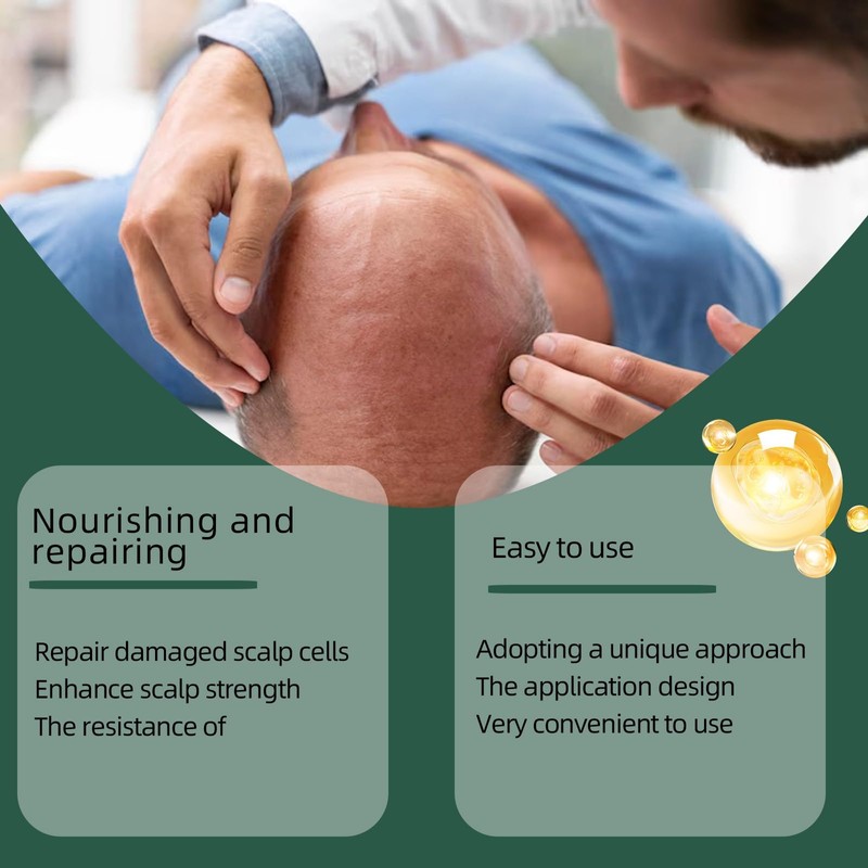 50g Bald Cream,Moisturizing Shaving Cream,Bald Head Moisturiser for Men,Bald Scalp