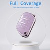 Flensent Key Fob Cover with Keychain for Wrangler JL JLU