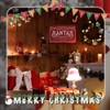 Retro Santa's Workshop Sign - 8x12 Inches Funny Christmas Wall
