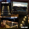 SOLPEX Solar Deck Lights - 16 Pack Outdoor Step Lighting