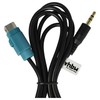 vhbw AUX Audio Adapter Cable Car Radio (120 cm) Compatible