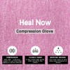 HENOTIC Arthritis Compression Gloves for Women Men, Fingerless Breathable &