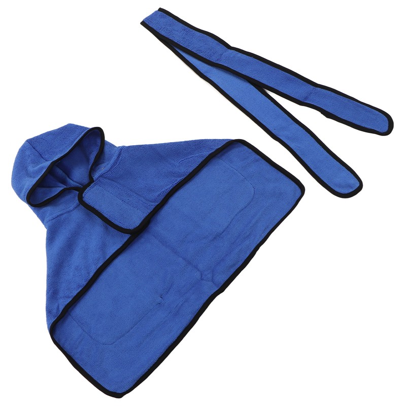 Dog Towel Strong Absorbent Quick Drying Hand Pockets Design Hooded