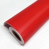 DIYAH 3D Red Carbon Fiber Film Twill Weave Vinyl Sheet