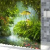 Xiaoterna Fairytale Fantastic Forest Shower Curtain Spring Fairy Tale Enchanted