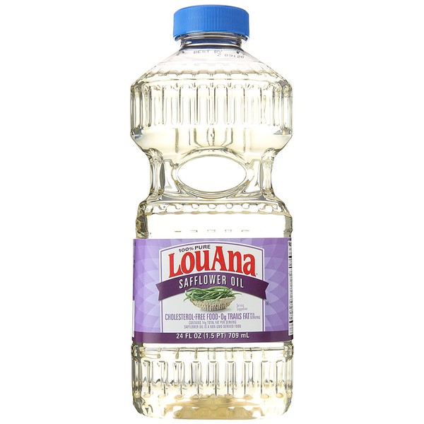 LouAna Pure Safflower Oil, 24 oz