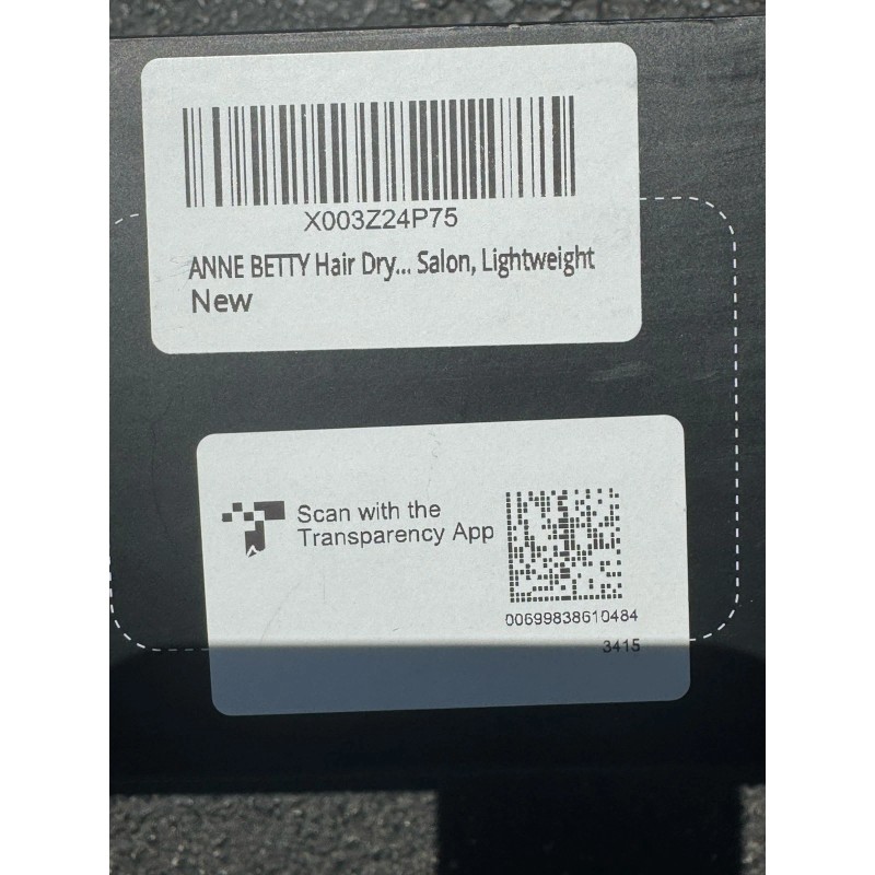 Anne Bety Ionic Hair Dryer with Diffuser, Powerful 1800W Blow