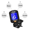 Chromatic Guitar Bass Violin Ukulele Tuner + Capo + Tuner