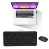 2.4G Wireless Keyboard Mouse Combo 78 Key Retro Round Keycap