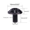 UHDFBDHF Titanium Bolt M6 Torx Head T40 Screws for Bicycle,