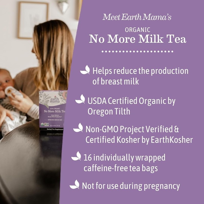Earth Mama No More Milk Tea | Organic Herbal Tea