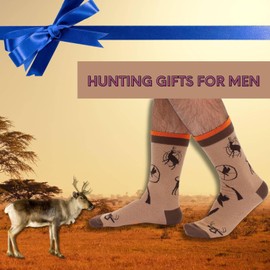 YEXIPO Funny Socks for Men Women I'D Rather Be Outdoor Activities Novelty Gifts For Hunting Golfing Camping Skiing Gaming