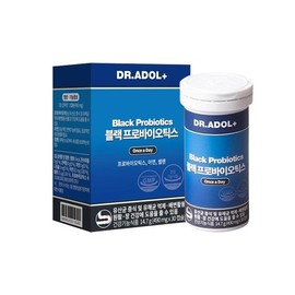 Doctor Adol Dr. Adol Black Probiotics IFF Zinc Lactobacillus 490mg x 30capsules / 닥터아돌 블랙 프로바이오틱스 iff 징크 유산균 490mg x 30캡술