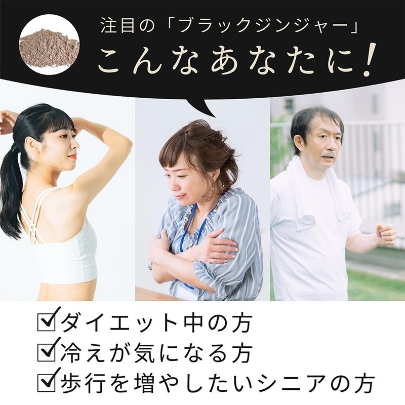 nichie ブラックジンジャー パウダー タイ産 黒しょうが 50g