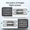 JEXIFY Heavy Duty Gate Hinges with Sealed Bearings and 8