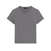 Theory Women's Tiny Tee, Melange Grey, M