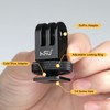 HSU Aluminiumlegierung Cold Shoe Adapter für GoPro, Stativmontageadapter für Hero